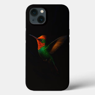 Case-Mate iPhone Case Black 4 Luxe iPhone 13 Coque, Tufted Coquette Bird
