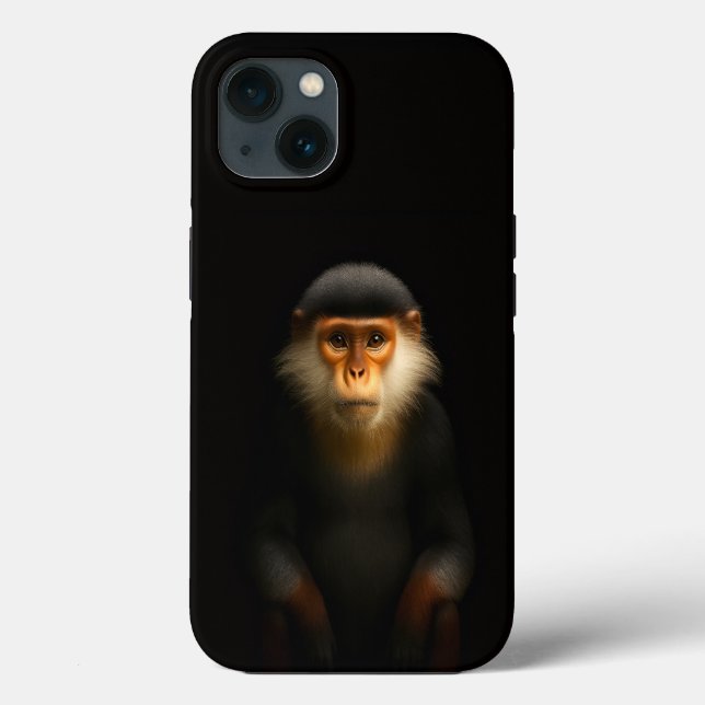 Coques Case-Mate iPhone Black 4 Luxe iPhone 13, Red Douc Langur (Verso)