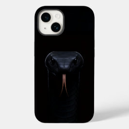 Coque Pour iPhone 14 Black 4 Luxe iPhone 14 Coque-Mate, Black Mamba