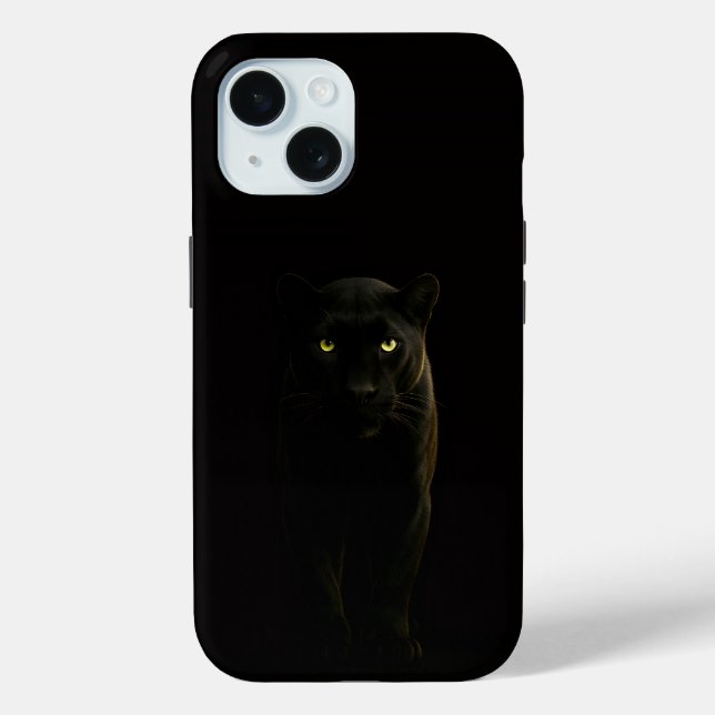 Coques Case-Mate iPhone Black 4 Luxe iPhone 15 Case, Black Panther (Verso)