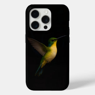 Coque iPhone 15 Pro Black 4 Luxe iPhone 15 Pro Coque-Mate, Flying Bird