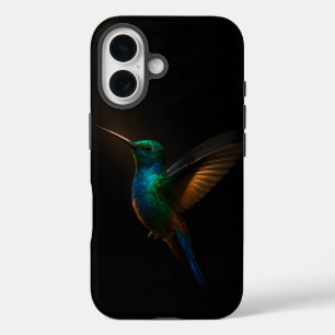 Coques iPhone 16 Black 4 Luxe iPhone 16 Coque-Mate, Flying Bird