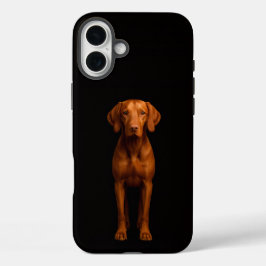 Coques iPhone 16 Plus Black 4 Luxe iPhone 16 Plus, Agile Vizsla Dog