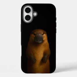 Coques iPhone 16 Plus Black 4 Luxe iPhone 16 Plus, Elegant Platypus