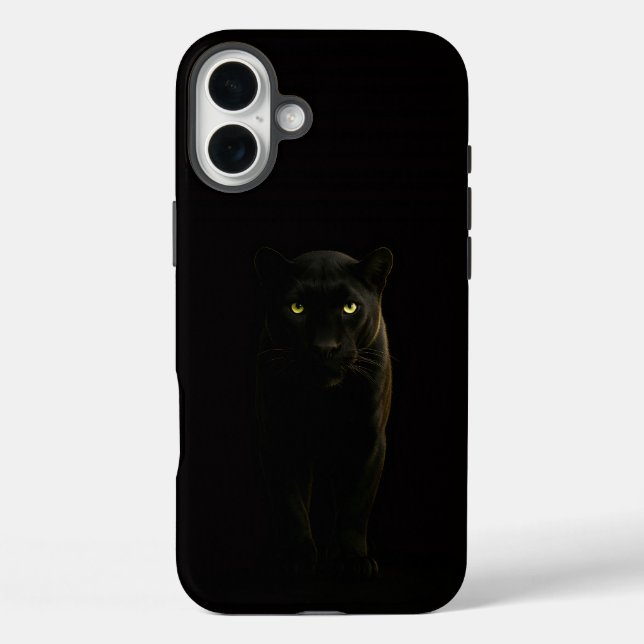 Coques Case-Mate iPhone Black 4 Luxe iPhone 16 Plus, Panthère noire (Verso)