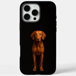Coques iPhone 16 Pro Max Black 4 Luxe iPhone 16 Pro Max, Agile Vizsla Dog