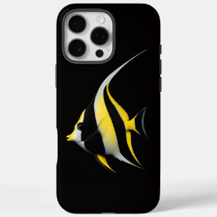 Coques iPhone 16 Pro Max Black 4 Luxe iPhone 16 Pro Max, Poisson-ange royal