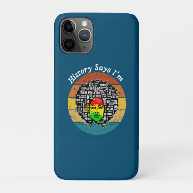 Coques Case-Mate iPhone Black Afro Woman (Dos)
