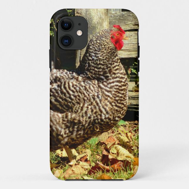 Coques Case-Mate iPhone Black and white chicken (Dos)