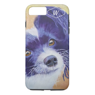 COQUE iPhone 8 PLUS/7 PLUS BLACK AND WHITE PAPILLON