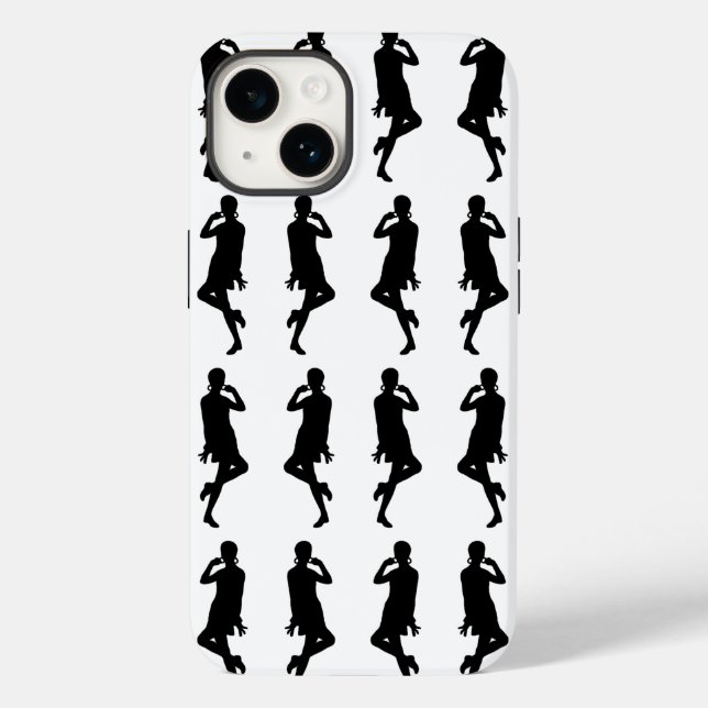 Coques Case-Mate iPhone Black Bold Mod GoGo Girls (Verso)