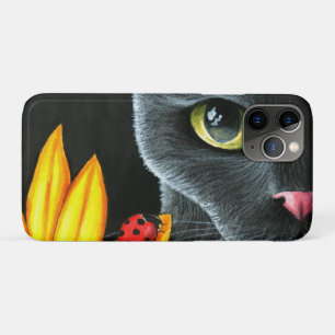 Case-Mate iPhone Case Black Cat 510 coccinelle jaune