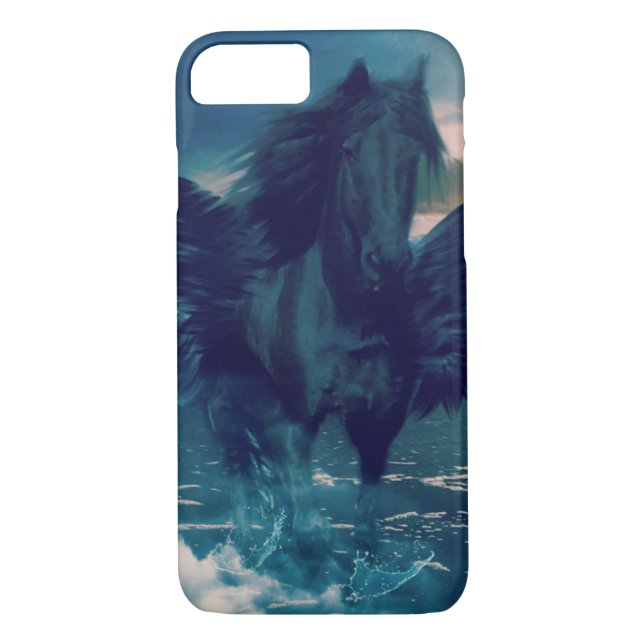 Coques Case-Mate iPhone Black Pegasus Emerging (Dos)
