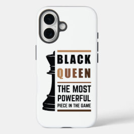 Coques iPhone 16 Black Queen La Pièce La Plus Puissante Dans Le Jeu