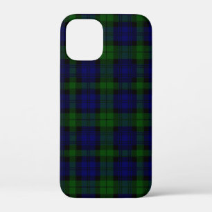 Case-Mate iPhone Case Black Watch Tartan bleu vert Plaid