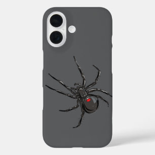 Coques iPhone 16 Black Widow Spider Dessin original