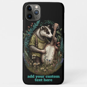 Case-Mate iPhone Case Blaireau jouant du banjo Maison de campagne Fleur 