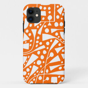 Etui iPhone Case-Mate Blanc 120112 sur l'orange