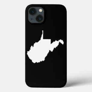 Case-Mate iPhone Case Blanc et Noir de Virginie Occidentale