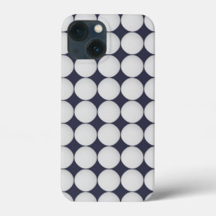 Case-Mate iPhone Case Blanc simple sur bleu minuit