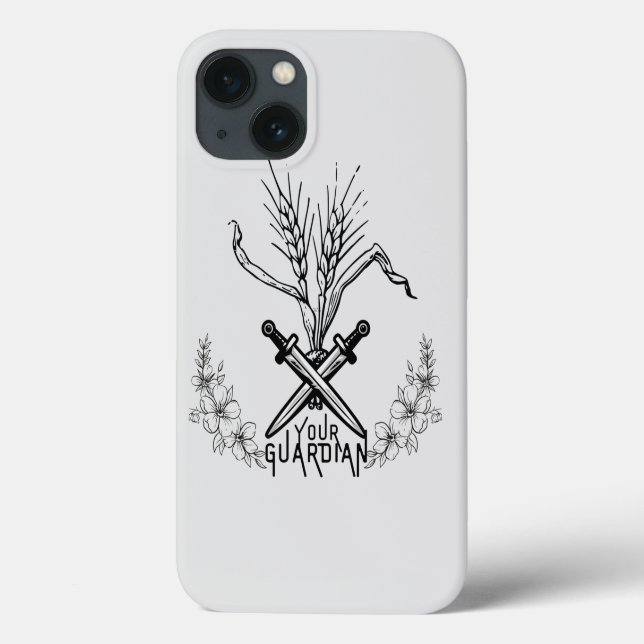 Coques Case-Mate iPhone blé, épée et gardien de noël (Verso)