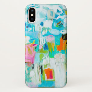 Coques Pour iPhone Bleu Abstrait