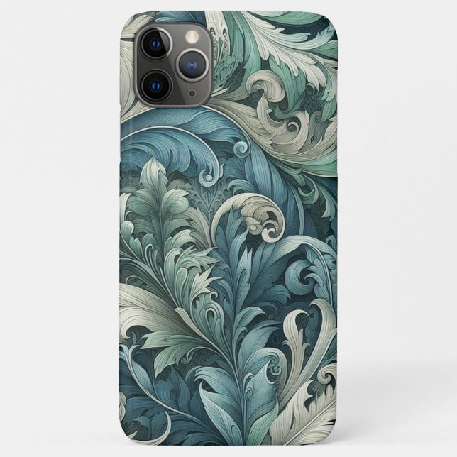 Coques Case-Mate iPhone Bleu ardoise Turquoise Gris Gris Paisley Motif d'a (Dos)
