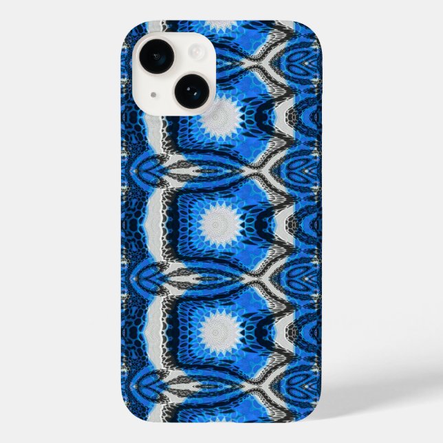 Coques Case-Mate iPhone Bleu atomique (Verso)