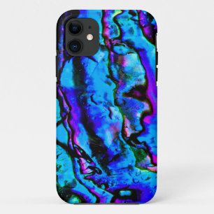 Case-Mate iPhone Case Bleu bleu vert pourpre marbré magnifique