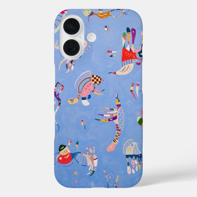 Coques Case-Mate iPhone Bleu ciel | Wassily Kandinsky (Verso)