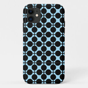 Case-Mate iPhone Case Bleu clair avec géométrie noire