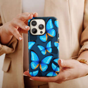 Case-Mate iPhone Case Bleu clair Papillon iPhone Papillon iPhone 13