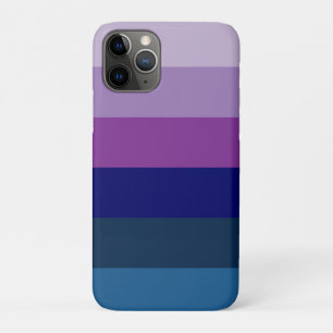 Case-Mate iPhone Case Bleu cosmique et rayures violettes