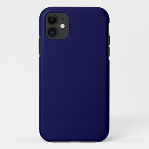 Coque iPhone 11 Bleu de marine solide