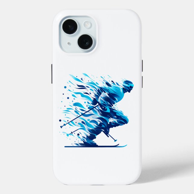 Coques Case-Mate iPhone Bleu énergétique pour les amateurs de sports (Verso)