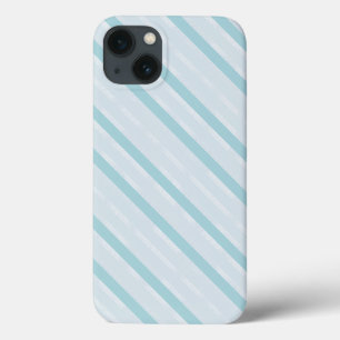 Case-Mate iPhone Case Bleu et bandes argentées verticales