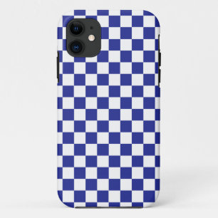 Case-Mate iPhone Case Bleu et blanc Checkered