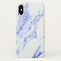 Bleu et Marbre blanc