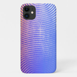 Case-Mate iPhone Case Bleu et orange, ondes sonores motif