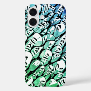 Coques iPhone 16 Bleu et vert