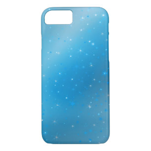 Case-Mate iPhone Case Bleu étincelant violet et étoiles d'argent