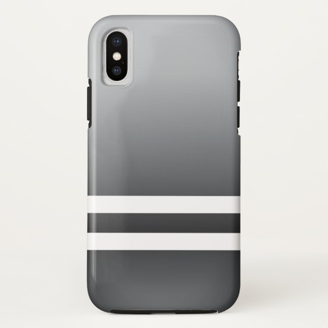 Coques Case-Mate iPhone Bleu gris blanc (Dos)