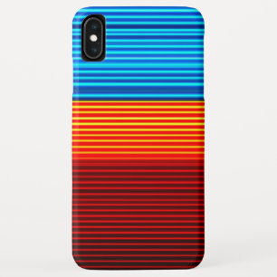 Case-Mate iPhone Case Bleu jaune rouge rayures