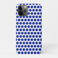 Bleu Polka Dot Pelouse Bowles,
