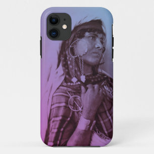 Case-Mate iPhone Case Bleu rose Maghreb Tunisienne traditionnelle fille