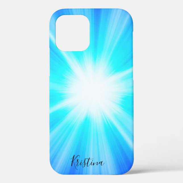 COQUES Case-Mate iPhone BLEU SPLASH (Verso)