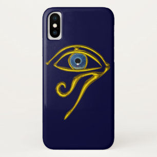 Coques Pour iPhone BLEU TALISMAN Gold Horus Oye