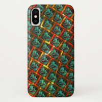 Bleu "yeux encadrés", carré, rayures ou râpe rouge