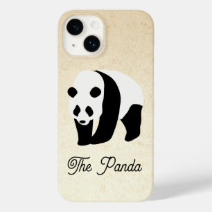 Coque Pour iPhone 14 Bloc couleur Panda