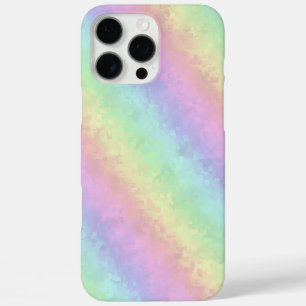 Coques iPhone 16 Pro Max Blocs dans Pastel Colors 3D Rainbow Art